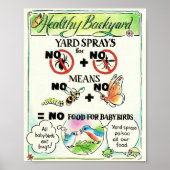 Educational Poster - No Mosquito Spray! ポスター (正面)