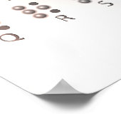 Educational Poster with Braille Alphabet ポスター (角)