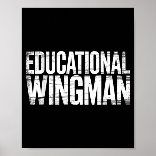 Educational Wingman Teacher Istant Suprt - ポスター (正面)