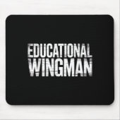 Educational Wingman Teacher Istant Suprt - マウスパッド (正面)