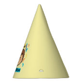 Educative Birthday Colorful Footprints パーティーハット (右)