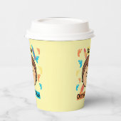 Educative Birthday Colorful Footprints 紙コップ (左)