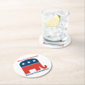 Edukashun -円形のコースター ラウンドペーパーコースター (インサイチュ)