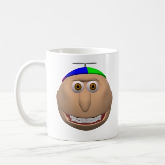 EdukayFUN Johnny And Papa Heads Mug コーヒーマグカップ (左)
