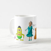 EdukayFUN Mug (With Johnny, Papa, Ulsa & more) コーヒーマグカップ (正面左)