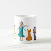 EdukayFUN Mug (With Johnny, Papa, Ulsa & more) コーヒーマグカップ (中央)