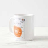 EduPaperプロダクト生物学のコーヒー・マグ コーヒーマグカップ (正面左)