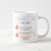 EduPaper製品コンピュータサイエンスマグ ジャンボコーヒーマグカップ (右)