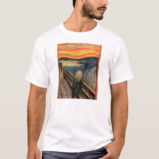 “Edvard Munch”のTシャツ Tシャツ (正面)