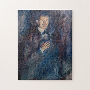 Edvard Munch – タバコ付きセルフポートレート ジグソーパズル