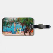 Edvard Munch – ダンス・オン・ザ・ビーチ- QRコード ラゲッジタグ (裏面横)