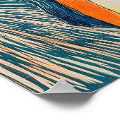 Edvard Munch – ブリッジ上の女の子，リトグラフ ポスター (角)