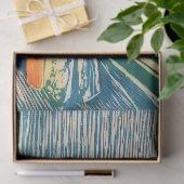 Edvard Munch – ブリッジ上の女の子，リトグラフ 薄葉紙 (ギフト)