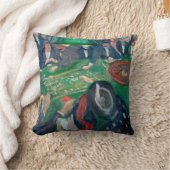 Edvard Munch – モンテカルロのルーレット表 クッション (ブランケット)