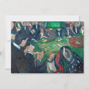 Edvard Munch – モンテカルロのルーレット表 サンキューカード