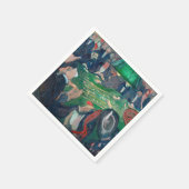 Edvard Munch – モンテカルロのルーレット表 スタンダードカクテルナプキン (角)