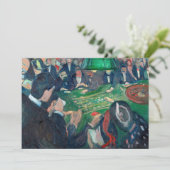 Edvard Munch – モンテカルロのルーレット表 招待状 (スタンド正面)