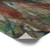 Edvard Munch – 帰宅途中の労働者 ポスター (角)