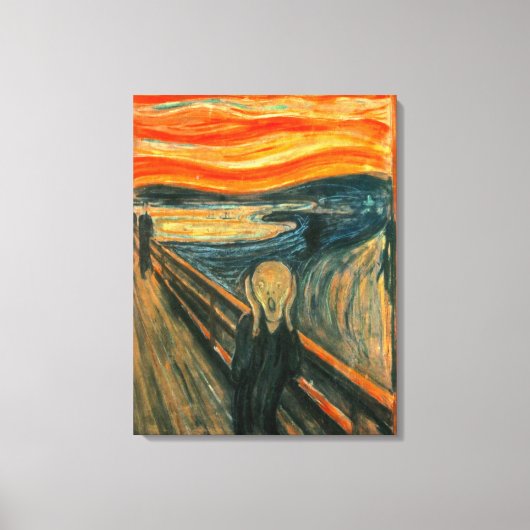 EDVARD MUNCH – 悲鳴1893 キャンバスプリント (正面)