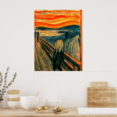 EDVARD MUNCH – 悲鳴1893 ポスター (キッチン)