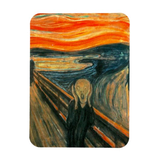 EDVARD MUNCH – 悲鳴1893 マグネット (縦)