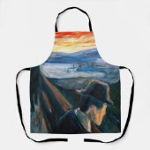 Edvard Munch – 日没の気分、絶望1892 エプロン (正面)