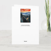 Edvard Munch – 日没の気分、絶望1892 カード (裏面)