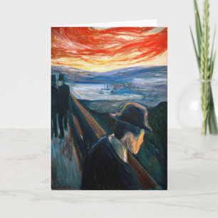 Edvard Munch – 日没の気分、絶望1892 カード