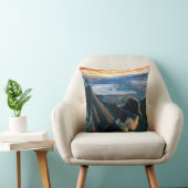 Edvard Munch – 日没の気分、絶望1892 クッション (椅子)