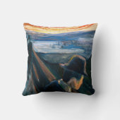 Edvard Munch – 日没の気分、絶望1892 クッション (裏面)