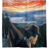 Edvard Munch – 日没の気分、絶望1892 シャワーカーテン (正面)