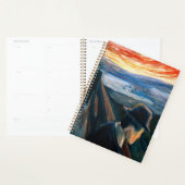 Edvard Munch – 日没の気分、絶望1892 プランナー手帳 (ディスプレー)