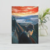 Edvard Munch – 日没の気分、絶望1892 招待状 (スタンド正面)