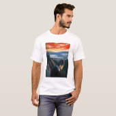 Edvard Munch – 日没の気分、絶望1892 Tシャツ (正面フル)