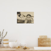 Edvard Munch – 死んだ母親とその子 ポスター (キッチン)