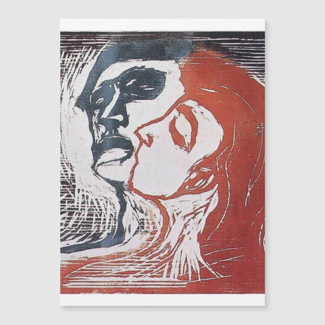 Edvard Munch – 男性と女性 (正面)
