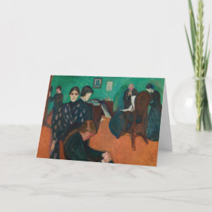 Edvard Munch – 病室での死亡v1 カード