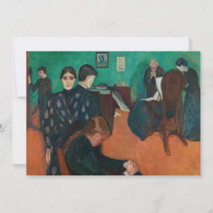 Edvard Munch – 病室での死亡v1 サンキューカード