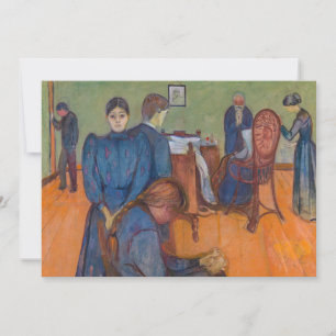 Edvard Munch – 病室での死亡v2 サンキューカード