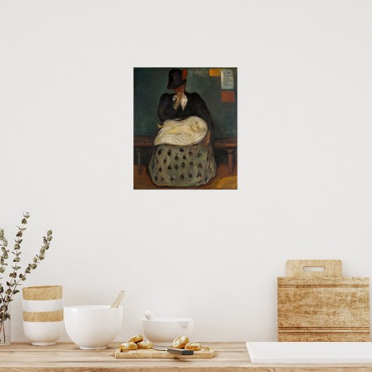 Edvard Munch – 継承 ポスター (キッチン)