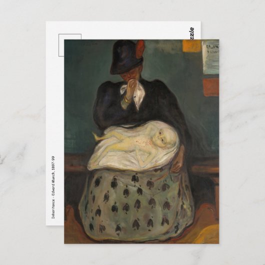 Edvard Munch – 継承 ポストカード (正面/裏面)