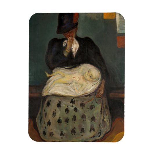 Edvard Munch – 継承 マグネット (縦)