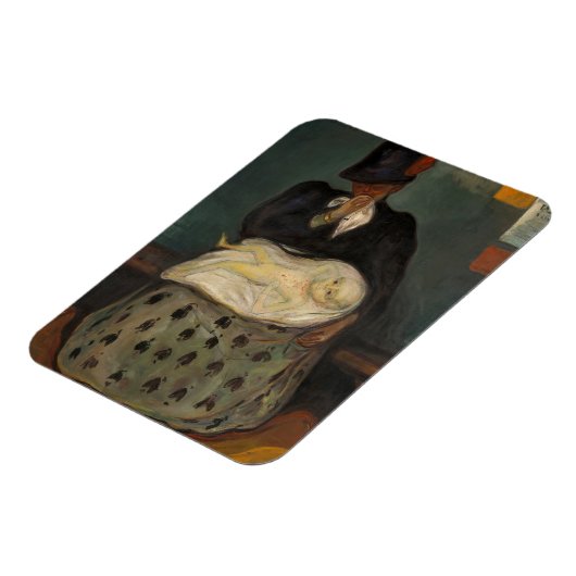 Edvard Munch – 継承 マグネット (左側)