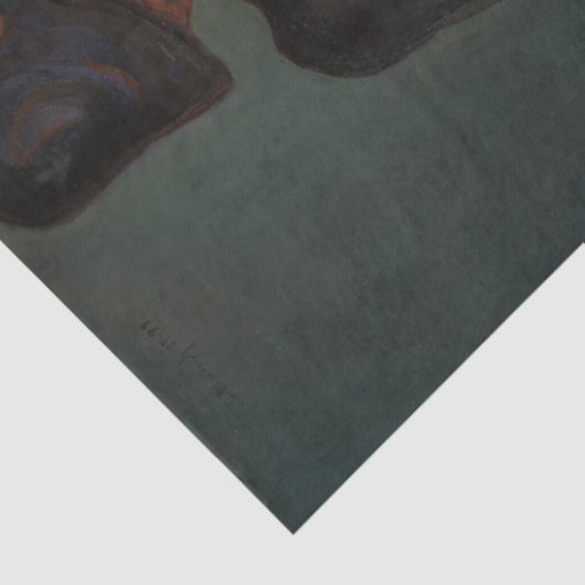 Edvard Munch – 継承 薄葉紙 (詳細)