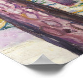 Edvard Munch – 黄色のログ ポスター (角)