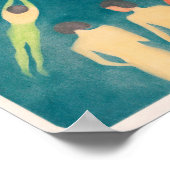 EDVARD MUNCH 1896による「男の子の入浴」 ポスター (角)