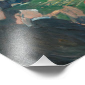 Edvard Munch - At the Roulette Table フォトプリント (角)