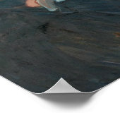 Edvard Munch - At the Roulette Table ポスター (角)