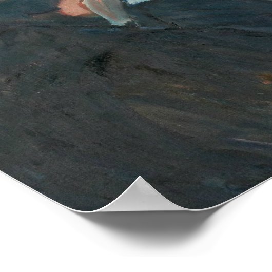 Edvard Munch - At the Roulette Table ポスター (角)