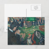Edvard Munch - At the Roulette Table ポストカード (正面/裏面)